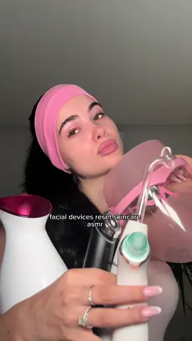 My favourite reset skincare routine 🫧🫶🏻✨ devices + skincare: face steamer: Amazon (linked in my storefront)  high frequency wand: Amazon (linked in my storefront) bleackhead remover: Amazon (linked in my storefront)  @medicube_official Age-R Booster Pro  @skingym wrinklit LED mask  @houseofdohwa white rice wash off mask  #asmr #facial #skincareroutine #koreanskincare #beautyroutine #fyp #skincaretips #glassskin #skintok ✨unpaid ad 