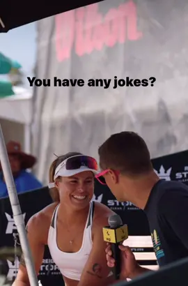 I’m a big dad joke girl, BUT‼️this is not a joke — our first @avpbeach League matches are this Saturday & Sunday in Miami at the Hard Rock Stadium! Let’s go Dallas Dream squad💭🤠 @kylie deberg +  miles partain + andy benesh  🎟️ tickets available at AVP.com Watch on the Bally Live app! #beachvolleyball #avpbeach  🎥: @The Bet on Her Collective 