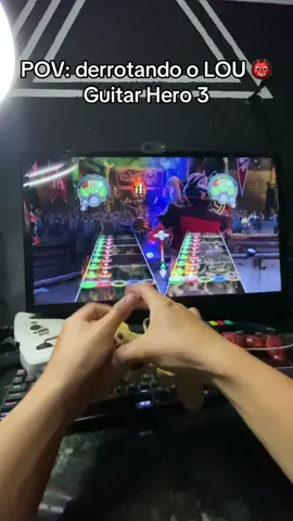 Depois de 666 vezes finalmente consegui 🔥 #fyp #foryou #guitarhero3 #ps2 #nostalgia 