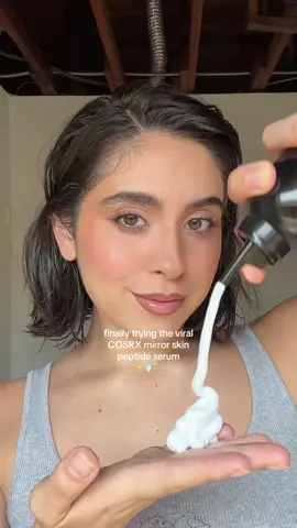 finally got my hands on the viral @COSRX Official The 6 Peptide Skin Booster Serum✨ Now available online and in-store at @Ulta Beauty 🤍 #cosrxpartner #COSRX #cosrxdermskincare #mirrorskin #glassskin #ultabeauty #patthepeptide #peptide #smoothskin #skinlayering 