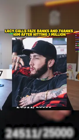 Lacy Thanks FaZe Banks after Reaching 1 Million on Twitch ❤️ #lacy #faze #fazeup #banks #fazebanks #brothers #bros #viral #trending 