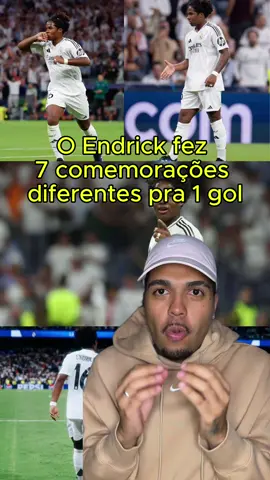 O Endrick fez 7 comemorações pra 1 único gol dele #Endrick #realmadrid #endrick16 #endrickedit #futebol #selecaobrasileira #palmeiras #vinijr #KylianMbappé #rodrygo #tntsport