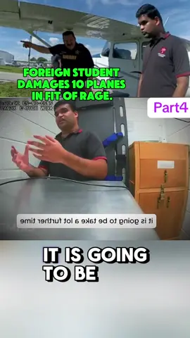 Foreign student damages 10 planes in fit of rage. BODYCAM #part4  #cops #copstiktok #lawenforcement #usa_tiktok #viral #flypシ #bodycam #viral #arressted #foryou #bodycam #policeofficer #police 