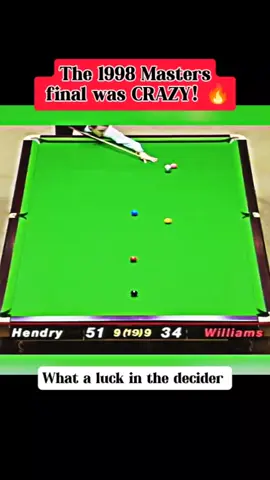 The 1998 Masters final was CRAZY! 🔥 #foruyou #snookerworld #forurpagetiktok #fypシ゚ #snookerskills #snookertime #snookerplayer #foryoupagе #usmanchamp147 #snooker 