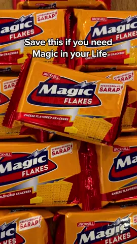 Wow, magic! Ganyan talaga ‘pag nalasahan ang cheesy-sarap ng Magic Flakes Cheese! Try mo na! #SarapPagMayMagic