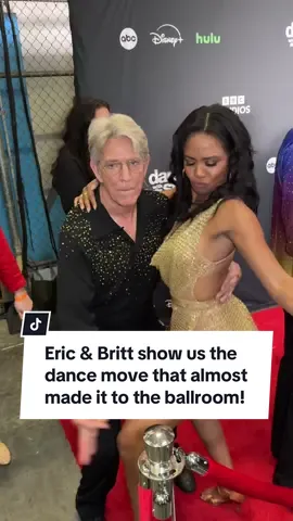 #ericroberts & @Britt Stewart show us the dance move that almost made it to the @Dancing with the Stars #DWTS ballroom! #brittstewart #dancingwiththestars 