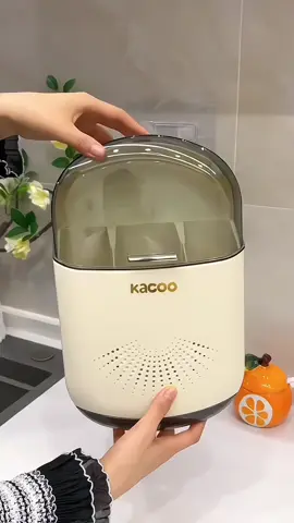 Hộp đựng đũa muỗng treo tường thoáng khí ngăn ẩm mốc, Ống đựng đũa có nắp đậy chống bụi, c trùng tích hợp móc treo #ongduatreotuong##ongduathia##dungcunhabep##dogiadungthongminh##xuhuongtiktok
