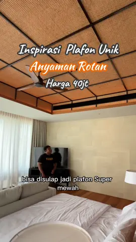 Inspirasi plafon anyaman rotan asli #balicontractor #baliconstructioncompany #kontraktorbali #baliluxuryvilla #balipropertyforsale #balipropertyagent #balivillamurah #inspirasirumah #balipropertyinvestment #villabalirecomended 