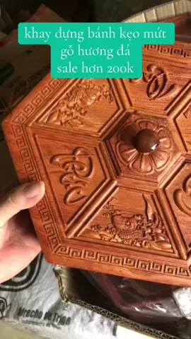 khay đựng bánh kẹo mứt  gỗ hương đá  sale hơn 200k #đồ_gỗ_gia_đình #khaytra #xuhuongtiktok #thinhhanhtiktok #xuhuong #đo_go_nguyen_chung #gô #khaykeomut 