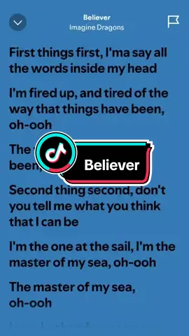 Believer by Imagine Dragons  #lyric #musiclyrics #videolyrics #videolyrics #spotify #lyrics #believer #imaginedragons 