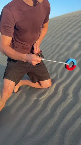 Magnet fishing in the desert! Magnetic slime! #magnet #magnetfishing #experiment