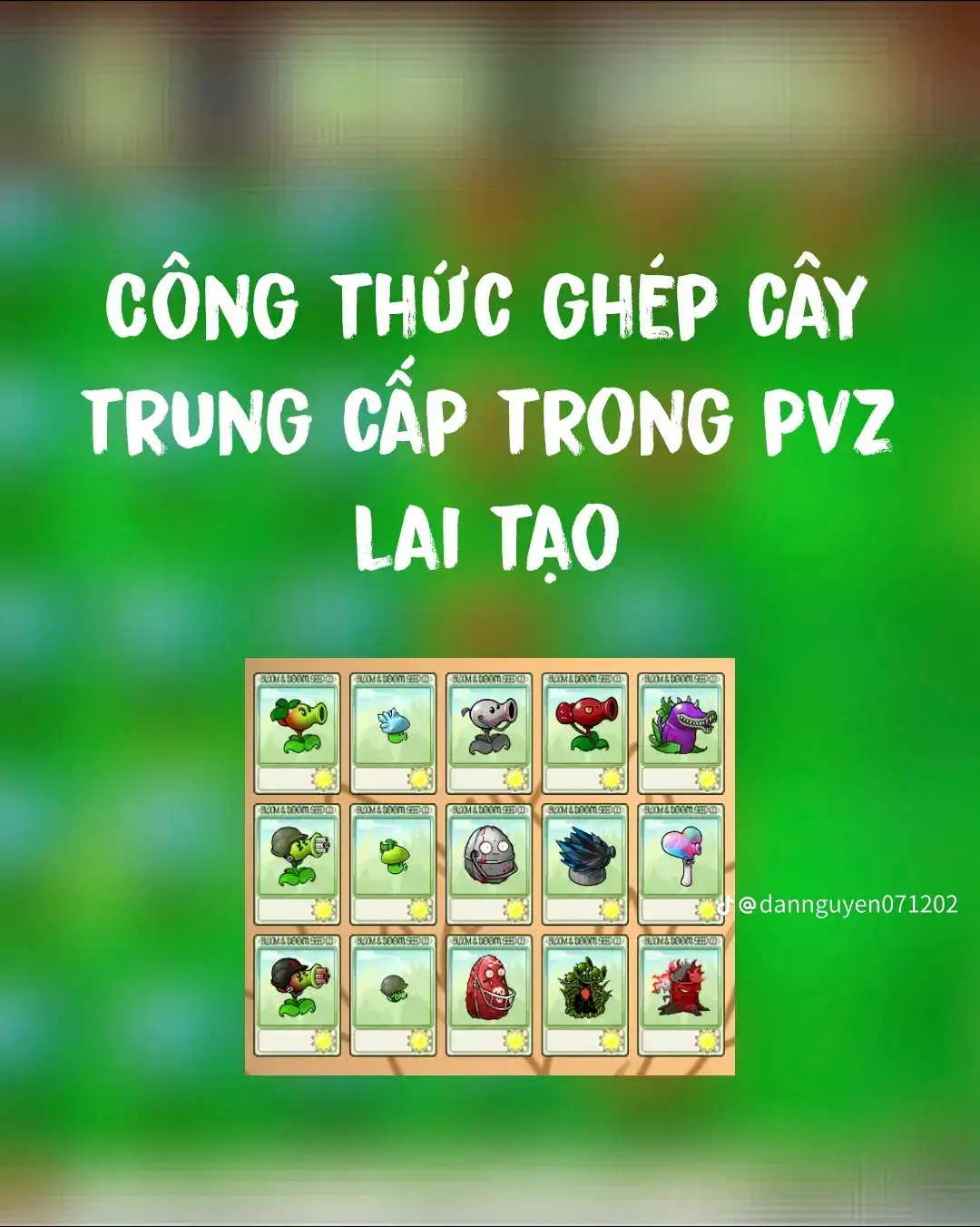 công thức lai tạo pvz #pvz  #pvz super hybrid