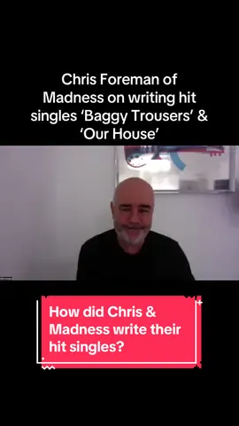 A clip from episode 57 of the podcast with Chris Foreman!  The full episode is available on YouTube (YouTube channel link in bio) #chrisforeman #madness #baggytrousers #ourhouse #podcast 
