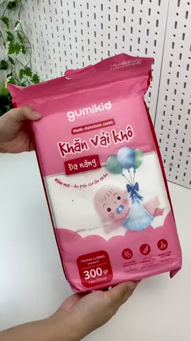Combo 2 Túi 900gr Và 600gr Khăn Vải Khô Đa Năng Gumi Dành Cho Mẹ Và Bé #gumi #khanvaikhogumikid #mevabe #shoputni 