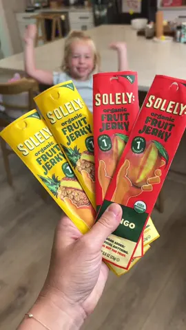 The healthy snack your kids will actually eat.  Find @Solely: Organic Fruit Snacks jerky now at Walmart!  Find it in the checkout aisle!  Link in bio #solelyfruit #nothingbutthefruit #fruitlover #noartificialanything #healthysnacks #walmartfinds #mom #momlife 