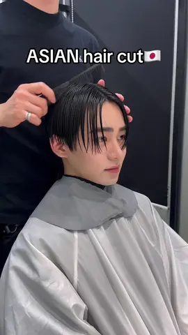 日本のヘアカット #メンズヘア #センターパート #asianhair 