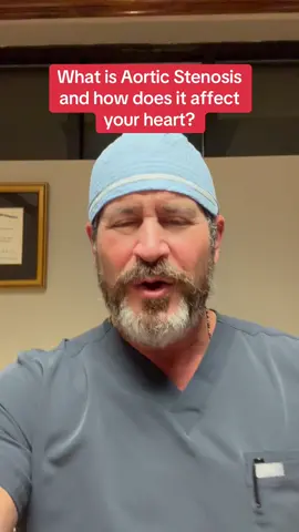 What is Aortic Stenosis and why does it increase the risk of sudden death? #doctor #surgeon #hearthealth #medstudent #fypツ 