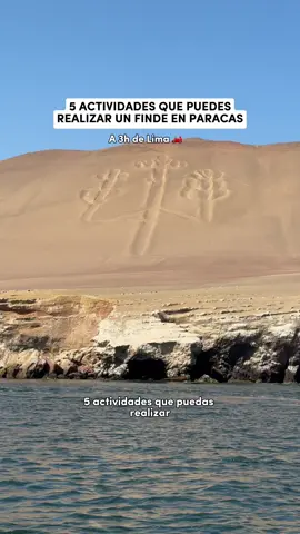 5 actividades que puedes realizar un fin de semana en Paracas 🌊☀️ A solo 3h de Lima!  1️⃣ Islas ballestas y el candelabro de Paracas, el paseo en bote cuesta S/25 y puedes realizarlo temprano en la bahía de paracas.  2️⃣ Alquilar un velero o moto acuática para poder pasearte a velocidad por el mar, los precios van desde S/50.  3️⃣ El parque inflable acústico más grande de Sudamérica es para niños y adultos y la entrada cuesta S/50. Está en la playa el Chaco.  4️⃣ La reserva nacional de Paracas y conocer sus hermosas playas, la entrada cuesta S/11 y puedes ir con tu vehículo propio o también alquilar un recorrido en mini buggys desde S/80.  5️⃣ Paracaidismo, si buscas más adrenalina puedes realizar este salto desde avión en Paracas y poder observar un hermoso 🌅 fue la mejor experiencia de mi vida!  Estos son algunos planes para tu fin de semana! Comparte y etiqueta con quienes irías 🚗🙋🏻‍♂️  . . . #quehacer #paracas #findesemana #amigos #peru #paracasperu #islasballestas #playalamina #reservanacionaldeparacas #comollegar #paracaidismo #finde #playa 