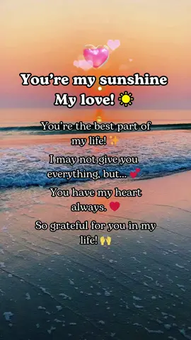 You are my sunshine 🥰❤️ #Love #Soulmate #TrueLove #ForeverAndAlways #RelationshipGoals #InLove #CoupleGoals #Romantic #TikTokLove #HeartToHeart #LoveStory #Happiness #LoveQuotes #EndlessLove #YouAndMe #TogetherForever #LoveLife #DreamCouple #PerfectMatch #EternalLove #LoveInspiration #LoveJourney #LoveMessages #LoveVibes #LoveGoals #purelove
