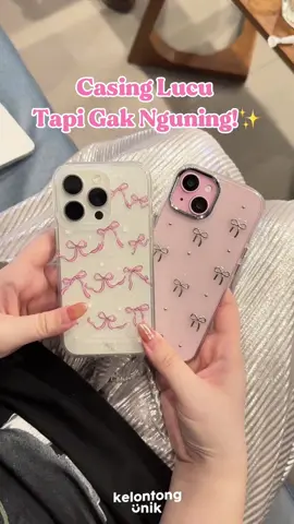 Jarang banget nemu casing yang anti kuning gini!🥹 #fyp #phonecase #clearcase #antikuning 