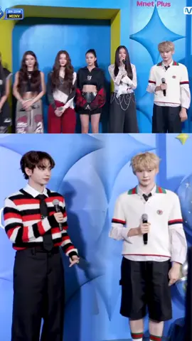 Hanbin and Jaehyun’s reaction to Meovv speak Chinese, Spanish, English, Japanese, and Korean #meovv #sooin #gawon #anna #narin #ella #zyxcba #fyp #foryou @MEOVV 