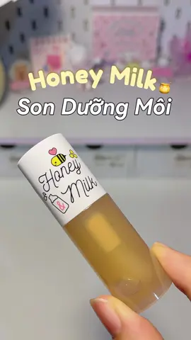 🤍 Son dưỡng môi mật ong Honey Milk #fyp #xh #LearnOnTikTok #unboxing #tiktokshop #muataitiktok #sonduongmoi #sonduong #sonduongcomau #honeymilk #apieu 