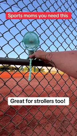If your a mom with a kid in a stroller or a sports mom you need this! #sportsmom #kidsinsports #fan #adjustablefan #stroller #strolleraccessories #tiktokshop #tiktokshopfinds 