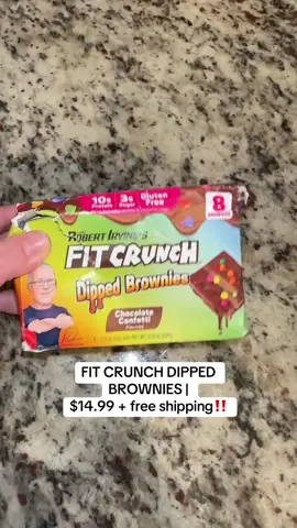 These have easily become my new favorite protein sweet treat! 😍 Grab them while they are only $14.99‼️ #fitcrunch #fitcrunchbrownie #proteinbrownie #protein #proteinsweets #proteinsnack #brownies #brownie #sweets #sweettreats #treasurefinds #foryou #tiktokshopmademebuyit 