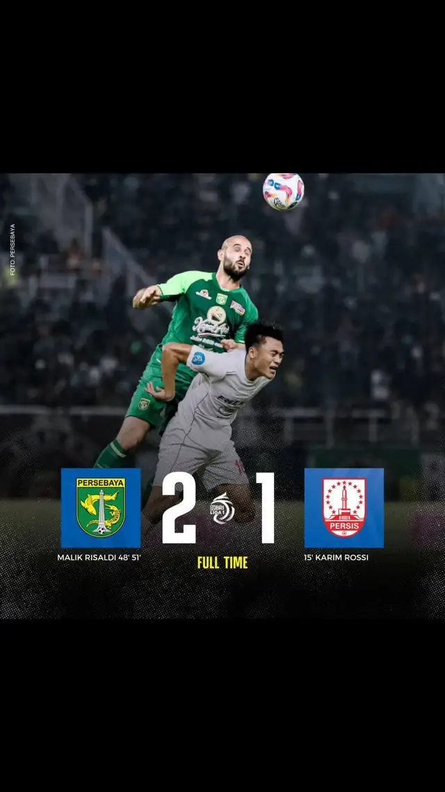 Persis kena comeback saat bertandang ke Persebaya Surabaya  #persebayasurabaya #persissolo #laskarsambernyawa #pasoepati 