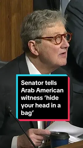 Louisiana Republican Senator John Kennedy repeatedly insulted an Arab American activist testifying in a hearing about hate crimes and claimed she was a supporter of Hamas and Hezbollah. The senator told her she should hide her 