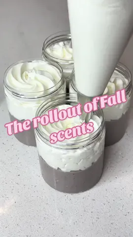The rollout of the Fall scents will be very soon, and in fact, this year we have intentions on adding quite a few 💕. Also, feel free to leave your suggestions down below for any scents that you’d like to see added to our collection! #bodybutter #bodybutters #bodybutterbusiness #skintok #skincare #bodybuttermaking #whippedbodybutter 