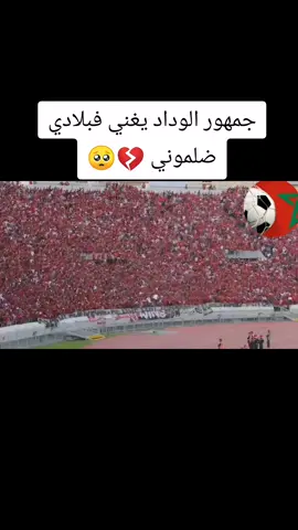 جمهور الوداد يغني فبلادي ضلموني 💔🥺 #جمهور_الوداد #فبلادي_ضلمواني #الوداد_البيضاوي❤ #الهجرة_الى_اوروبا🇪🇺🇫🇷🇩🇪🇮🇹 #التراس_الوداد #الرجاء_البيضاوي_المغربي🇲🇦 #البطولة_الوطنية_المغربية🇲🇦🇲🇦🇲🇦 