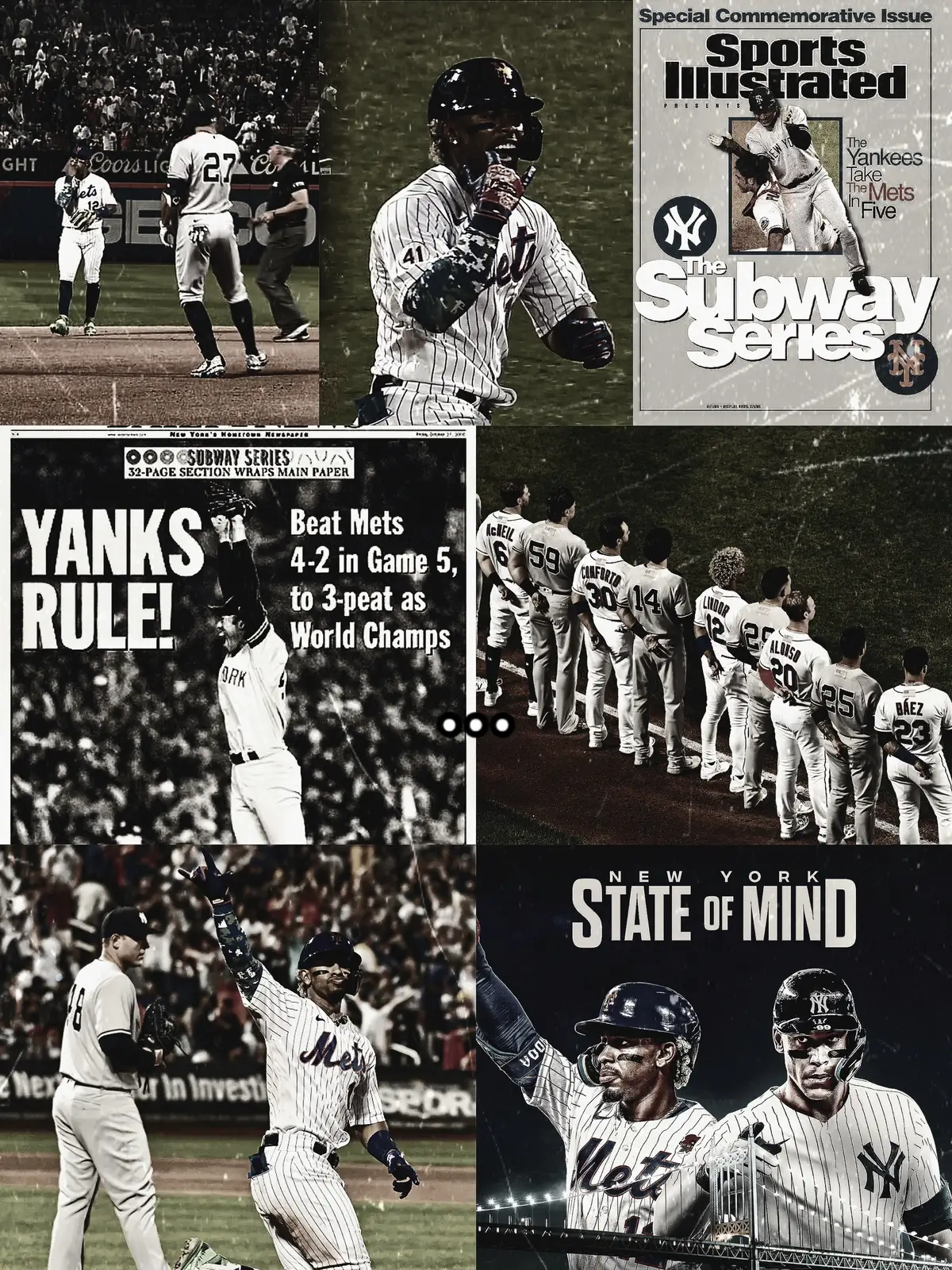 Subway Series rematch would be insane #newyorkyankees #newyorkmets #subwayseries #MLB #baseball #WorldSeries #slideshow #vaderz 