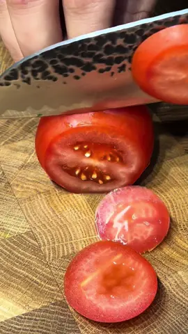 Tomato dicing and slicing🍅🔪 #tomato #asmr #asmrvideo #relaxing #satisfyingvideo #knifeskils #foryoupagе 