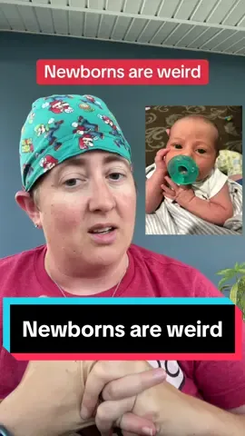 Newborns do weird things! Their body systems are super immature and adjusting to life on the outside, but if there is something that is concerning to you, give your pediatrician a call #newborn #pregnant #infant #doctor #parents  Disclaimer: For educational and entertainment purposes only and should not be regarded as medical advice or replace the advice of your physician