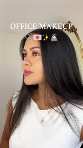 a simple but pretty office makeup look! #officemakeup #corporategirlies #grwmmakeup 