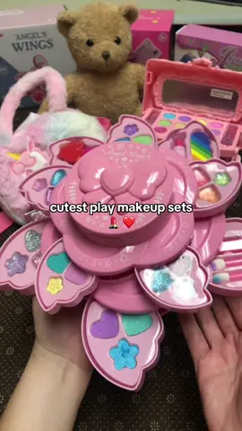 play makeup sets 😍 #makeup #playset #toys #kidstoys #talgic #beauty #pretendplay #angel #princess #unicorn #set 
