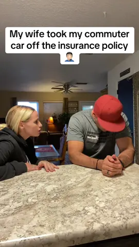 She removed my commuter vehicle from the insurance policy without telling me to save money 🤦🏻‍♂️ #kileyandsid #insurance #law 