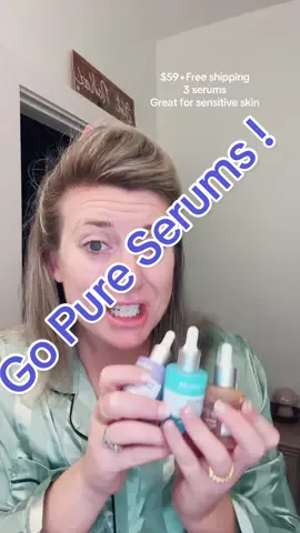 @Gopure literally slam dunked this formula! 3 serums for $59+free shipping! #creatorsearchinsights #ViralBeauty #gopure  #serum #skincare #affordable #fyp 