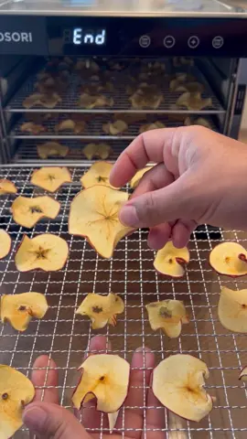 Dehydrated Apples… so good #dehydratedfood #dehydrator #dehydration #dehydratedfruit #dehydrating #apples #driedapples #driedapple #driedappleslices