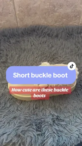 How cute are these boots ❤️ My fall and winter fuzzy booties!  - #boots #bootseason #bootswiththefur #buckleboots #womensshortboots #sunsetsavings #seasonalessentials #beauitfulyou #fallfreshness #falloutfits #earthtone #halloween2024 #tiktokshopblackfriday 