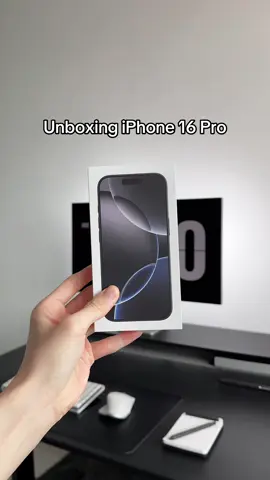 Unbox the iPhone 16 Pro with me. I've been using an iPhone for filming and editing for three years now, and I'm going to keep putting it to good use to create more content. Of course, your phone can quickly become a distraction.  I'll be doing a series of videos next on how I set up my phone so it doesn't ruin my life. #iphone16 #iphone16pro #unboxing #CapCut 