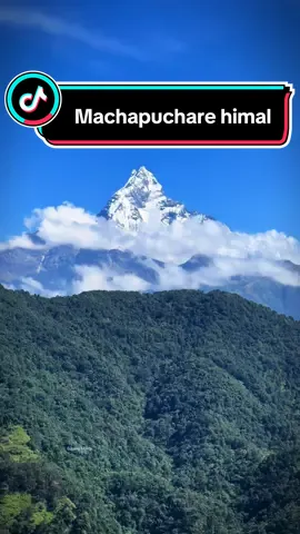 Machapuchare himal , Nepal 🇳🇵😎 #for #foryou #machapuchare #himal #nepalisong #nature #naturelover #gurungmukta_1996 #m❤️ #tiktoknepal #nepalimusic #nepthyaband #reels #support #beautiful #travel #videography 
