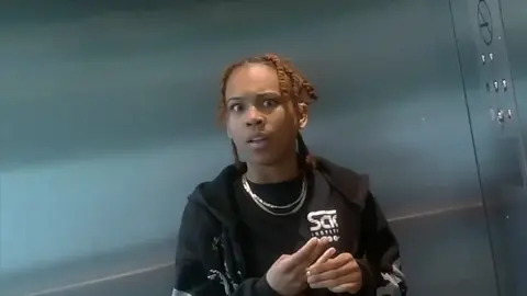 Farting in an elevator 😂😂 #prank #elevator 