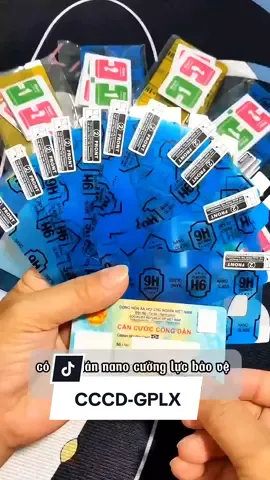 Miếng dán bảo vệ (CCCD-GPLX ) Căn cước công dân - Giấy phép lái xe#nano #miengdanbaovecccdvagplx #cccdganchip #miengdanbaovecccd #miengdandienthoai 
