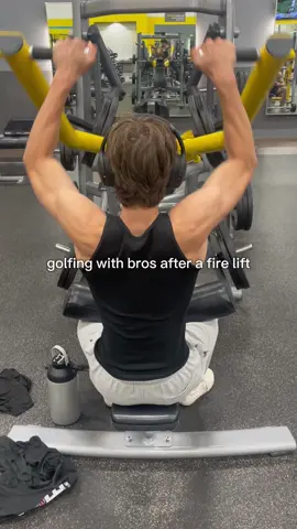 golf after a lift>  #gym #gymmotivation #motivation #Fitness #viral #golf #golftiktok 