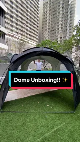 Duduk healing bawah dome ni memang aesthetic!! 🏕️✨ #barangcamping #campingmalaysia #fyp #domeshelter #dome #domecamping #khemah #domekhemah #flysheet #dometent 