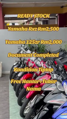 ready Stock 125zr & Rxz #125zr #125zr_loverz #rxz #rxz_members_official 