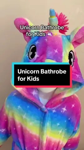 Dito mabibili ➡️ @mommy_whims ⬅️ Unicorn bathrobe for your kids! 🦄✨🥰 #unicorn #bathrobe #rainbow #bathrobeforkids 
