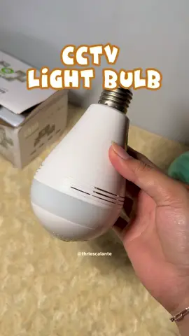CCTV bulb light ✅ ✨ 😍 #fyp #v380pro #cctvcamera #cctvbulbcamera #cctvbulb #affordablecctv #affordablecctvlightbulb #trendingcctvlightbulb #lightbulbcctv #thriescalante 